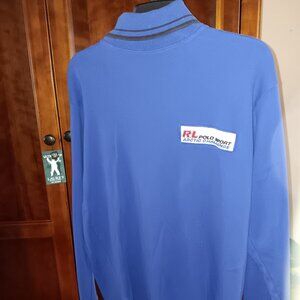Vintage 90s Polo Ralph Lauren Arctic Challenge Turtleneck – Blue, Medium